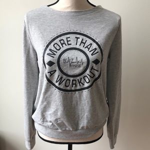 BEATZ FITNESS open back sweatshirt